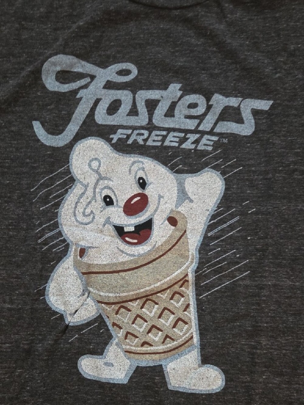 Original Retro Brand Charcoal Foster's Freeze Ice Cream Graphic Tee - Picture 4 of 5
